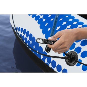 Dmuchane Koło do pływania Hydro-Force z Daszkiem 123x123x51cm BESTWAY + Dno z siatki + Oparcie